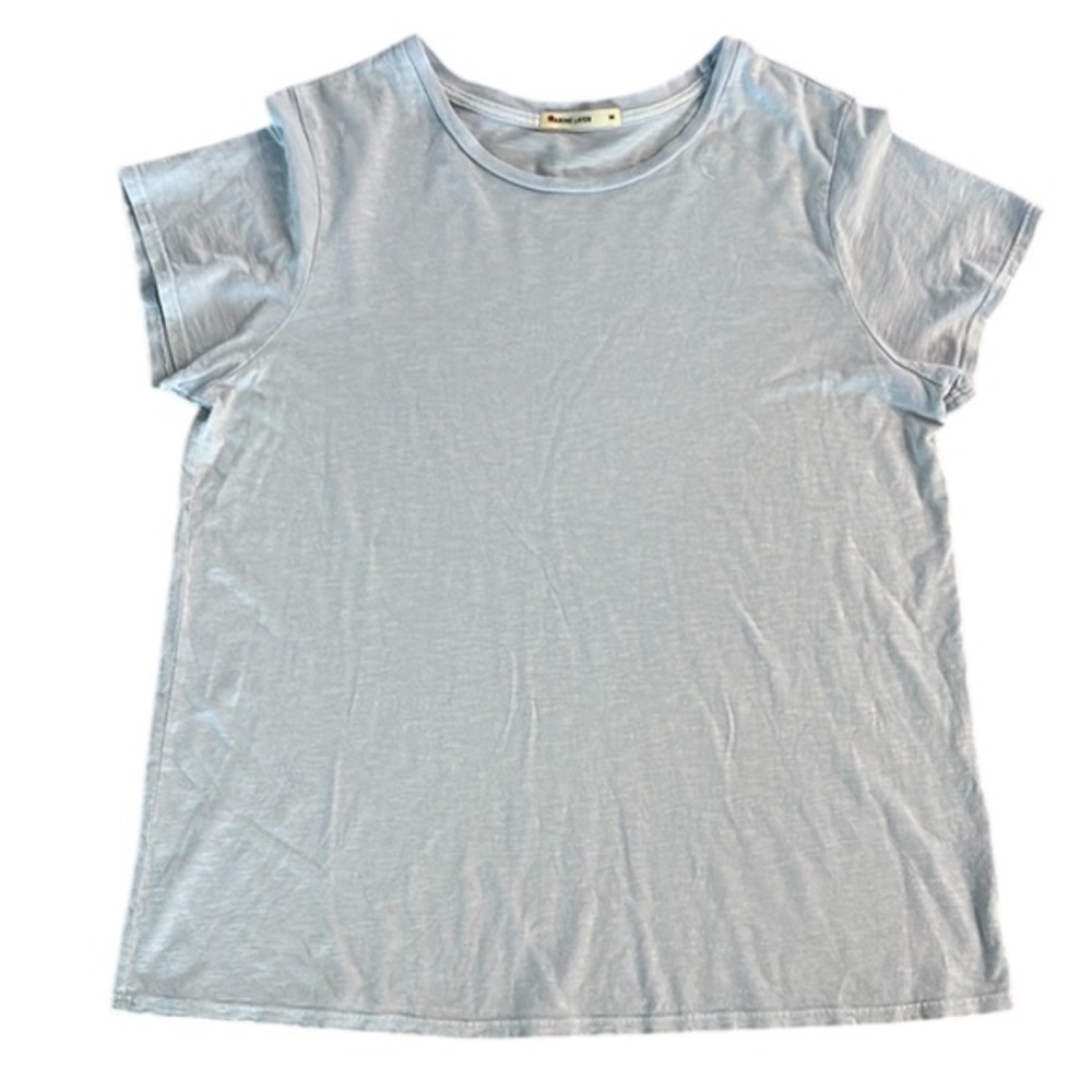 Marine Layer Light Blue Women's Basic Tee Size Me… - image 1